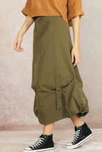 Load image into Gallery viewer, Gio's Poplin Cargo Skirt
