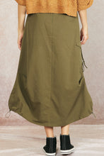 Load image into Gallery viewer, Gio's Poplin Cargo Skirt
