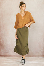 Load image into Gallery viewer, Gio's Poplin Cargo Skirt
