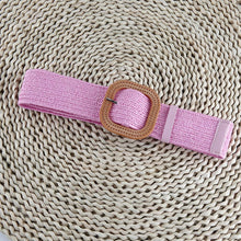 Load image into Gallery viewer, Vintage Braided Square Buckle Belt
