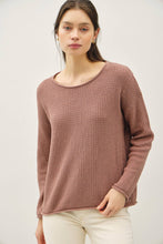 Load image into Gallery viewer, Boxy Waffle Knit Sweater
