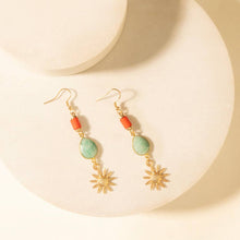 Load image into Gallery viewer, Dawnflare Drop Earrings in Desert Turquoise
