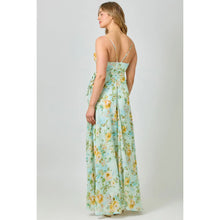 Load image into Gallery viewer, Ruffle Floral Chiffon Spliced Dress
