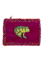 Load image into Gallery viewer, Frog Rectangle Velvet Coin Purse
