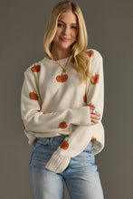 Load image into Gallery viewer, Cream Pumpkin Sweater
