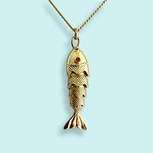 Load image into Gallery viewer, Lucky Goldfish Necklace: 18 Inch
