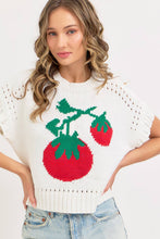 Load image into Gallery viewer, Tomato Knit Top
