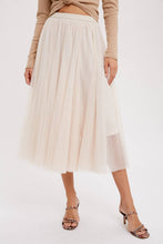 Load image into Gallery viewer, Tulle Midi Skirt
