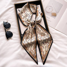 Load image into Gallery viewer, Women’s Long Silk Scarf
