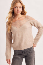 Load image into Gallery viewer, Eyelash Lace Sweater

