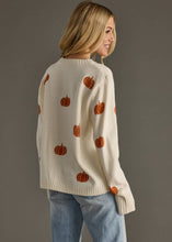 Load image into Gallery viewer, Cream Pumpkin Sweater
