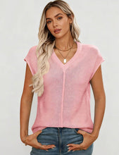 Load image into Gallery viewer, V-Neck Knit Top
