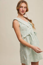 Load image into Gallery viewer, Gingham Floral Mini Dress

