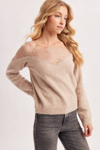 Load image into Gallery viewer, Eyelash Lace Sweater
