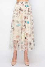 Load image into Gallery viewer, Pleated Tulle Midi Skirt
