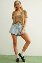 Load image into Gallery viewer, Short Sleeve Cardi w/ Tank
