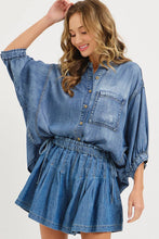 Load image into Gallery viewer, Croquet Denim Shorts
