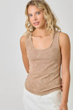 Load image into Gallery viewer, Raw Cut Edge Tank Top
