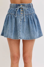 Load image into Gallery viewer, High Rise Denim Skirt
