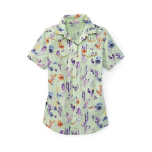 Load image into Gallery viewer, Cactus Bloom Print Western Shirt
