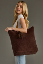 Load image into Gallery viewer, Brown Corduroy Tote
