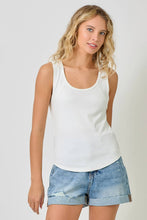 Load image into Gallery viewer, Raw Cut Edge Tank Top
