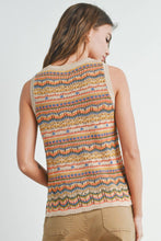 Load image into Gallery viewer, Geo Pattern Knit Top
