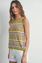 Load image into Gallery viewer, Geo Pattern Knit Top
