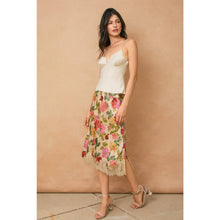 Load image into Gallery viewer, Lace Hem Pencil Skirt
