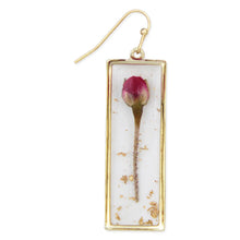Load image into Gallery viewer, Sweet Pink Flower Dried Flower Earrings
