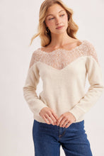 Load image into Gallery viewer, Eyelash Lace Sweater
