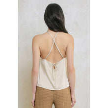 Load image into Gallery viewer, Satin Flared Top

