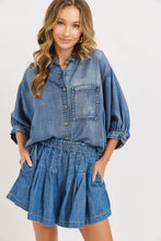 Load image into Gallery viewer, Croquet Denim Shorts
