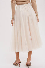 Load image into Gallery viewer, Tulle Midi Skirt
