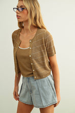 Load image into Gallery viewer, Short Sleeve Cardi w/ Tank
