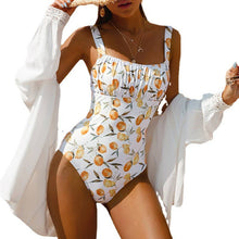 Load image into Gallery viewer, One Piece Swimsuit-Citrus Print
