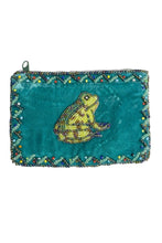 Load image into Gallery viewer, Frog Rectangle Velvet Coin Purse
