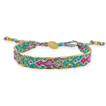 Load image into Gallery viewer, Bali Metallic Friendship Bracelet - Mirage Oasis
