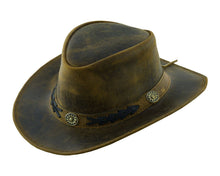 Load image into Gallery viewer, Sahara Western Leather Hat
