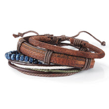 Load image into Gallery viewer, Genuine Leather and Beads Bracelets
