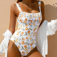 Load image into Gallery viewer, One Piece Swimsuit-Citrus Print
