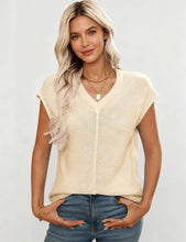 Load image into Gallery viewer, V-Neck Knit Top
