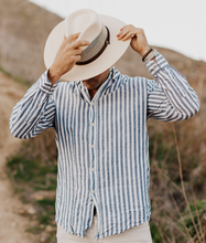 Load image into Gallery viewer, Florence - Wide Brim Straw Sun Hat: Tan
