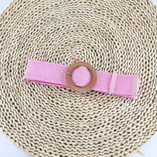 Load image into Gallery viewer, Vintage Braided Round Buckle Belt

