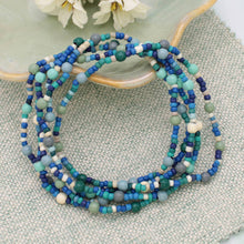 Load image into Gallery viewer, Ocean Blues Stretch Bracelet Set
