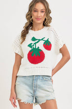Load image into Gallery viewer, Tomato Knit Top
