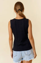 Load image into Gallery viewer, V-Neck Zipper Tank
