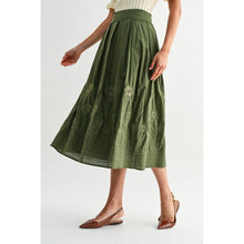 Load image into Gallery viewer, Embroidered Midi Skirt
