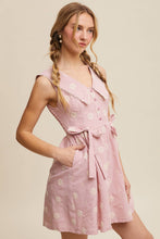 Load image into Gallery viewer, Gingham Floral Mini Dress

