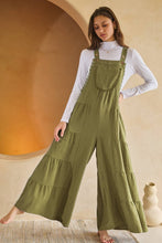 Load image into Gallery viewer, Wide Leg Overall Jumpsuit

